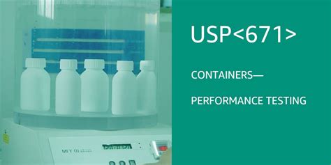 moisture permeability test usp|671 container permeability.